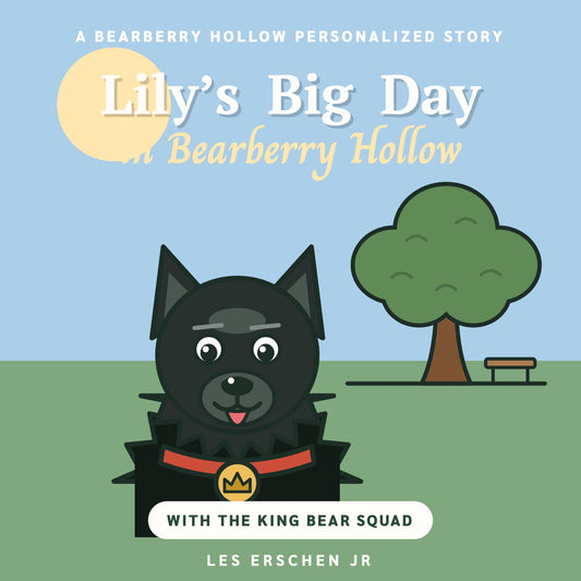 Sample personalized storybook cover: Lily's Big Day in Bearberry Hollow